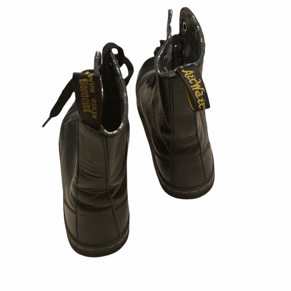 Dr. Martens Stratford Soft Leather Floral Interior Kids Boots Size 4 - Picture 4 of 7